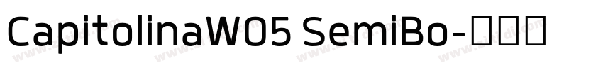 CapitolinaW05 SemiBo字体转换